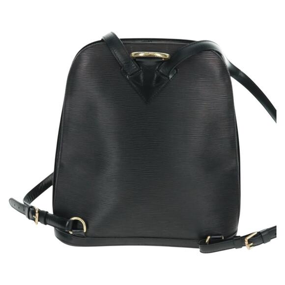 LOUIS VUITTON Epi Gobelins Backpack Black M52292 LV Auth 161681 main image 14